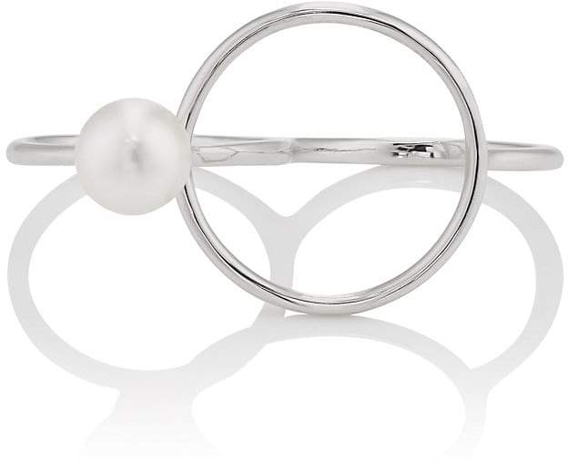 VIOLA.Y JEWELRY Women's Imitation-Pearl Double-Finger Ring
