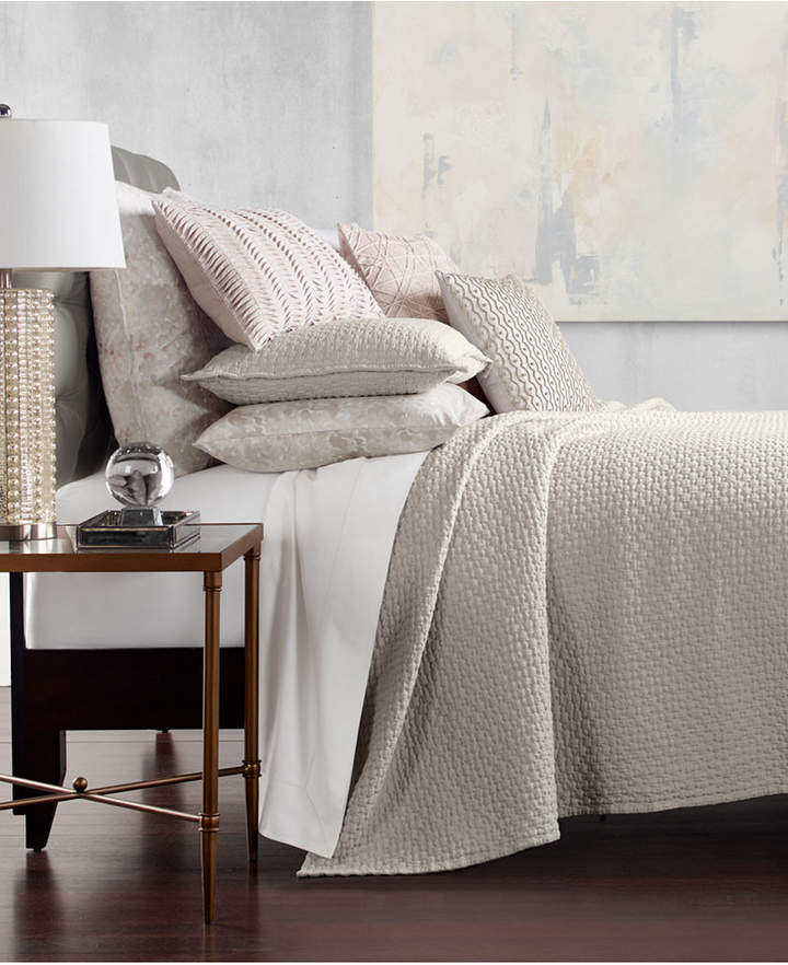 Speckle Cotton Quilted King Coverlet, Created for Macy's Bedding