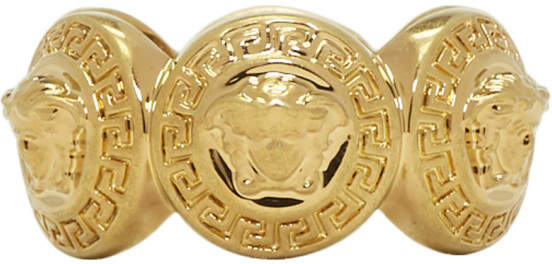 Gold Multiple Coins Ring