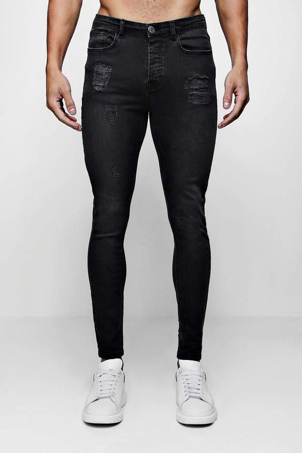 Super Skinny Jeans With Light Distressing