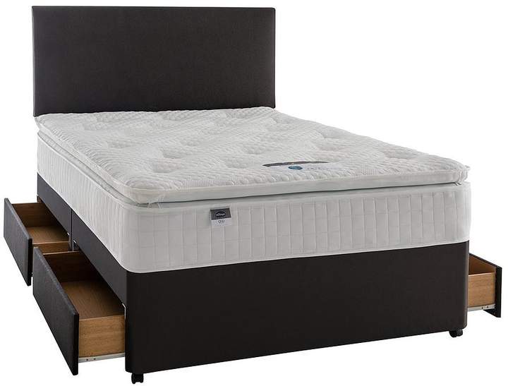 Mia 1000 Geltex Pillowtop Divan With Storage Options And Half-Price Headboard Offer