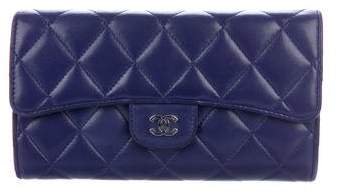 Quilted Lambskin Continental Wallet