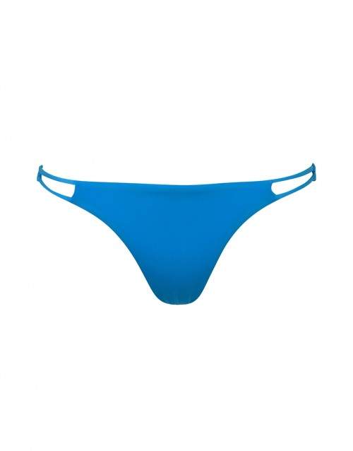 Tifanie Bikini Bottom In Blue With Double Straps