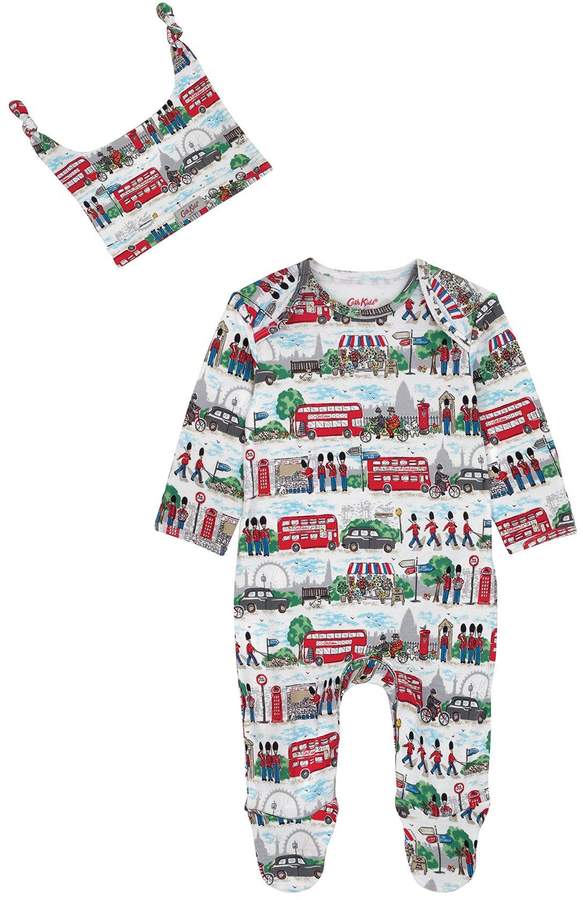 Baby Boys Sleepsuit & Hat Gift Set