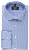Businesshemd, Tailored, gestreift, Kent-Kragen