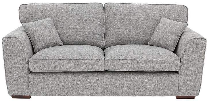 Rio Fabric 3 Seater Standard Back Sofa