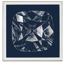 Natural Curiosities Framed Radiant Cut Diamond Print