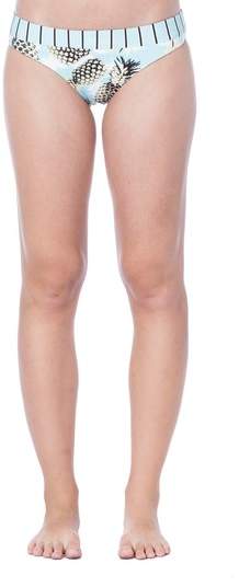 The Bikini Lab Pineapple Banded Hipster Bikini Bottoms