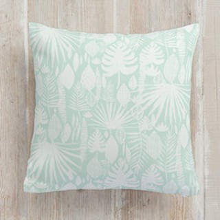 Tropical Leaves Square Pillow