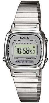 Armbanduhr Vintage LA670WEA-7EF Damenuhr Silber