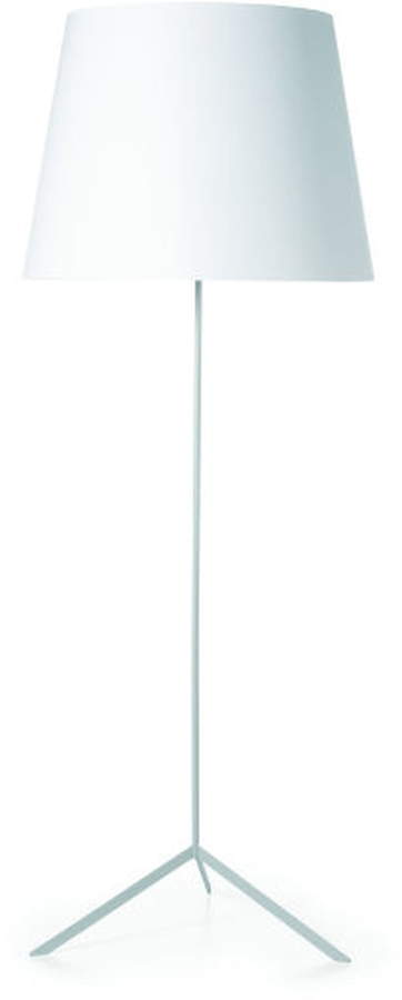 Double Shade Stehleuchte, Weiß