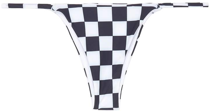 Abysse 'Dara' checkerboard bikini bottoms