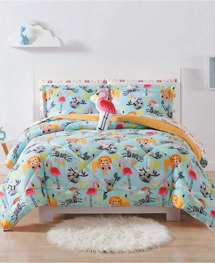 Laura Hart Kids Party Animals Full/Queen 3-Pc. Comforter Set Bedding