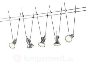 Basic - LED-Seilsystem mit fünf Strahlern