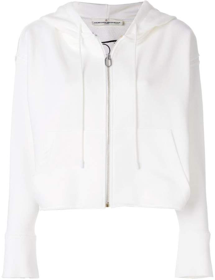 embroidered hooded jacket