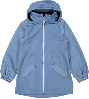 Polarn O. Pyret Children's Long Shell Coat, Blue