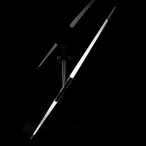 Schmale LED-Deckenlampe Javelot Macro