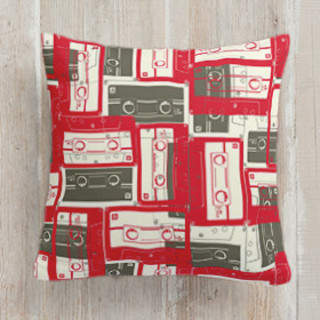 Mixed Tape Self-Launch Square Pillows