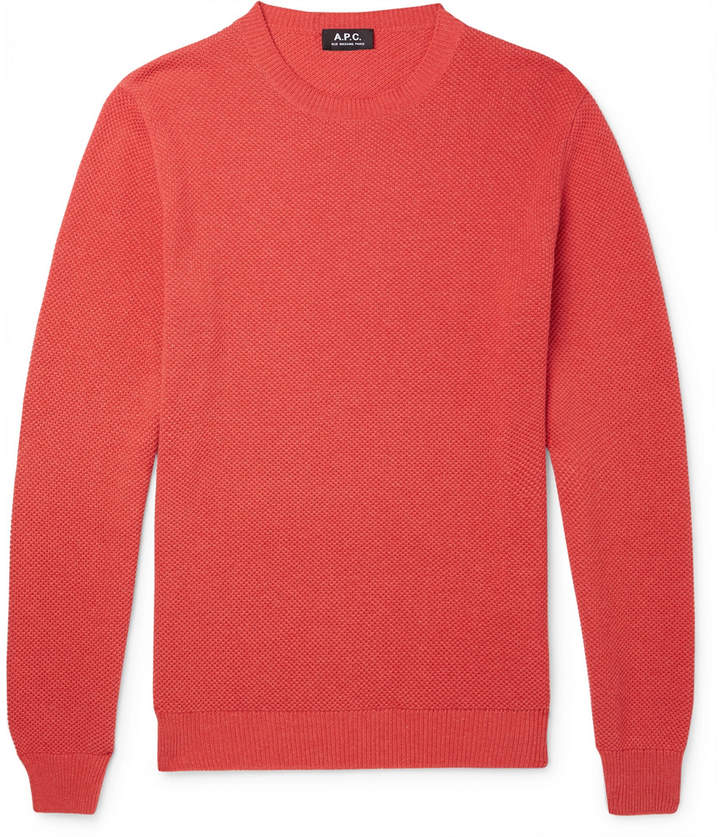 Edouard Waffle-Knit Cotton Sweater