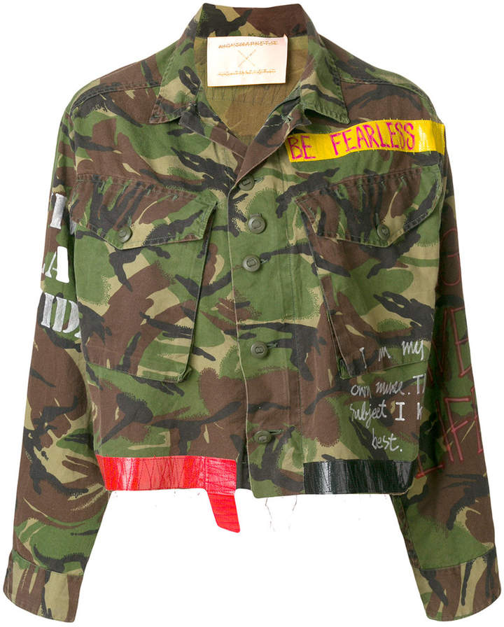 Night Market Jacke mit Camouflage-Print