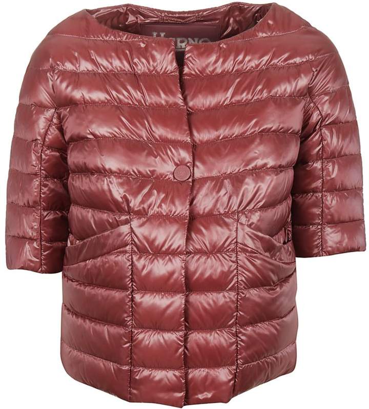 Collarless Down Jacket