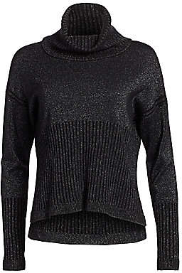 Derek Lam 10 Crosby Women's Merino Wool & Cashmere Sparkle Sweater Derek Lam 10 Crosby Women's Merino Wool & Cashmere Sparkle Sweater