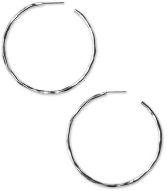 Hammered Large Hoop Earrings