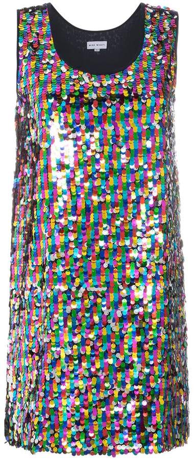 Sequinned tank dress