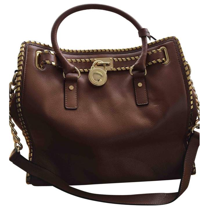 Michael Kors Leather handbag - CAMEL - STYLE