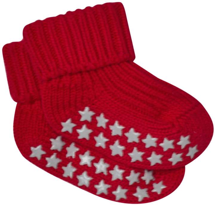 Red Baby Star Socks