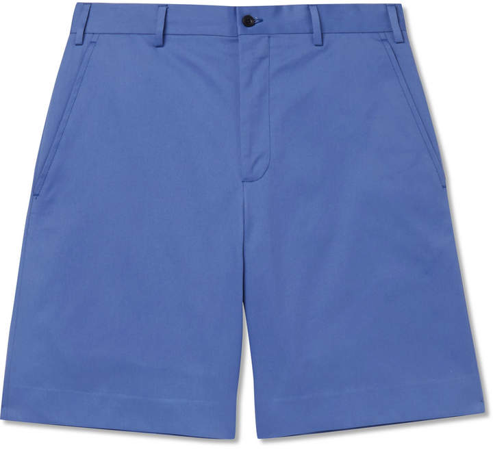 Anderson & Sheppard Cotton-Twill Shorts