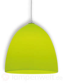 Grüne Silikon-Pendelleuchte Fancy