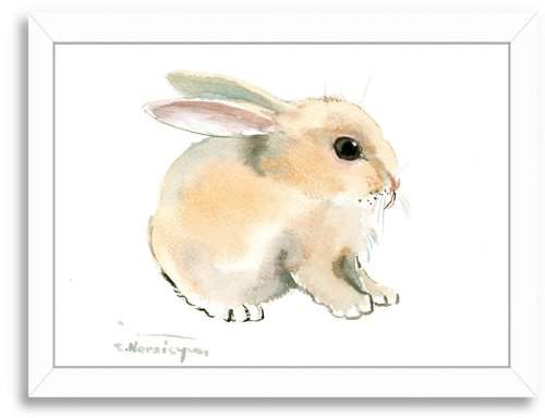 Ophelia & Co. 'Bunny' Framed Painting Print