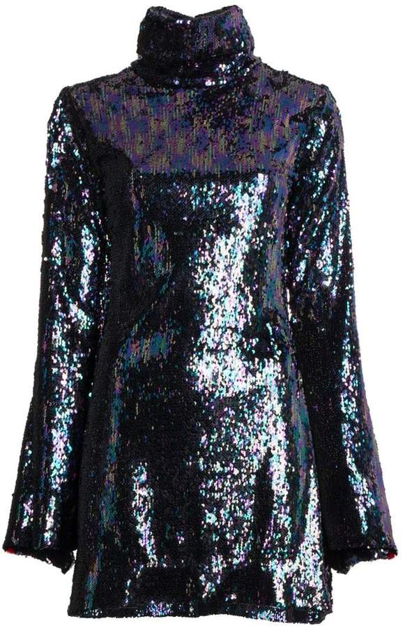 Buy Halpern Mini Fitted Sequin Dress!