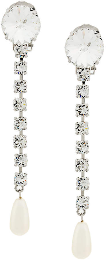 Ohrclips mit Kristallen