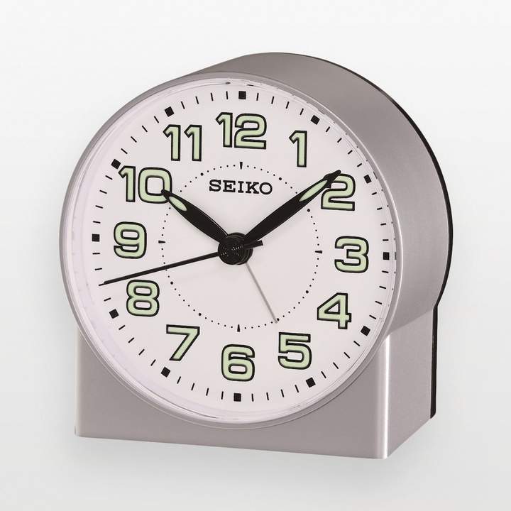 Silver Tone Alarm Clock - QHE084SLH