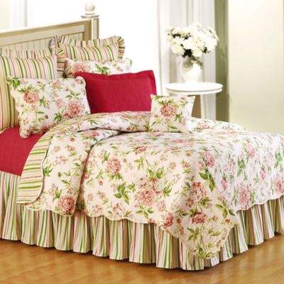 Pink Brianna Reversible Twin Quilt