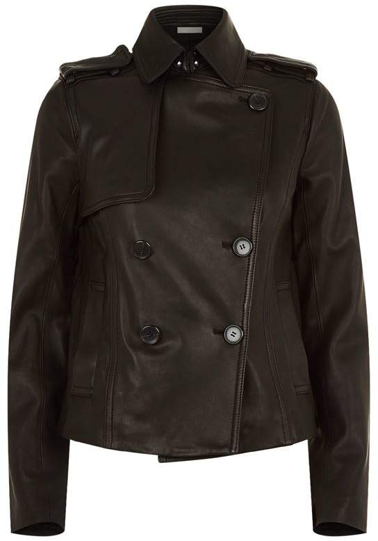 Leather Crop Jacket