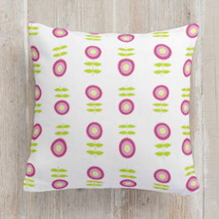 raindrops on roses Self-Launch Square Pillows