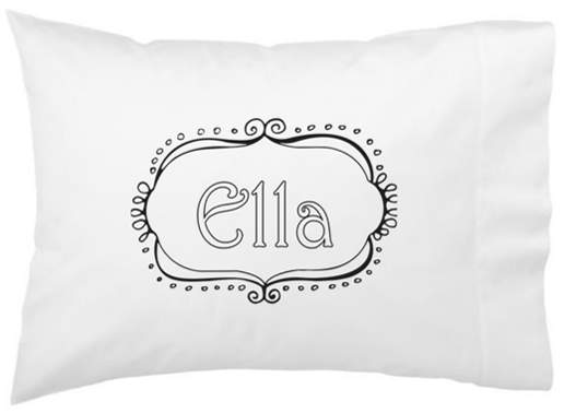 Decorative Frame Personalized Color-On Pillowcase