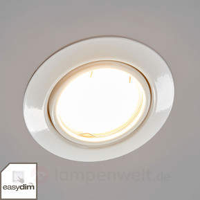 Juna - per Wandschalter dimmbare LED-Einbauleuchte