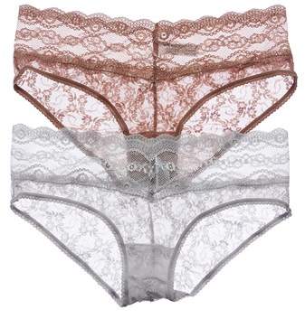 B Tempt'd Set Of 2 Lace Kiss Hipster.