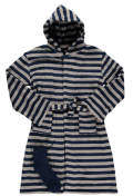 manguun Bademantel, Kapuze, Streifen, Taschen, für Jungen