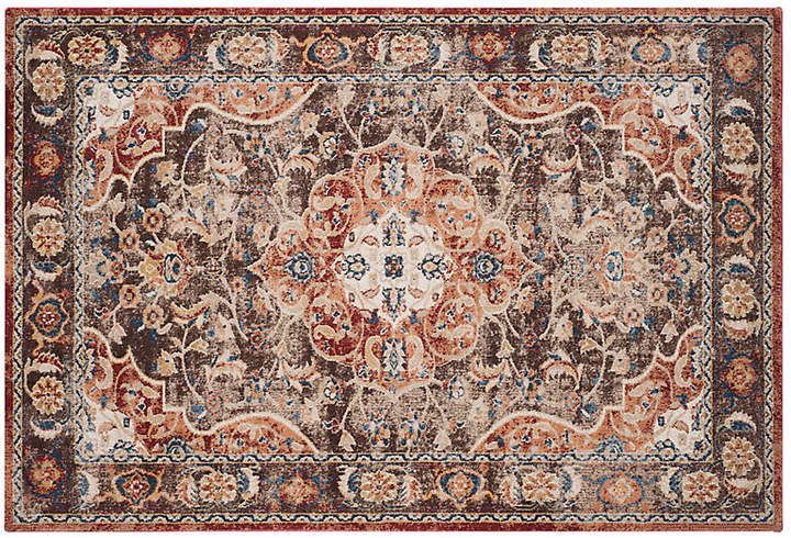 Britton Rug - Brown/Rust - 3'x5'
