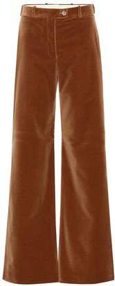 Brown Velvet Pants For Women - ShopStyle