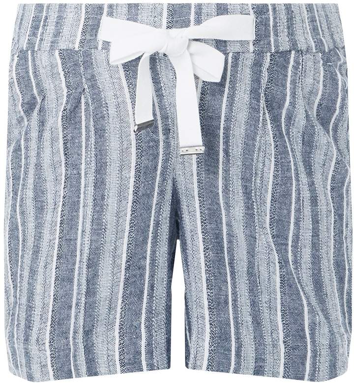 **Materntiy Multi Coloured Textured Linen Shorts