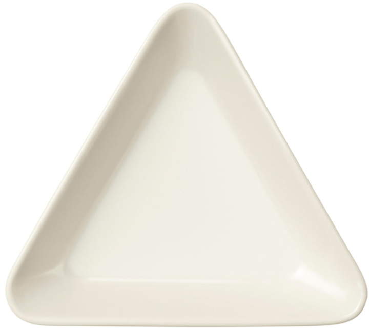 Teema Schale 3-eckig, Weiß 12 cm
