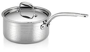 Lagostina Martellata Tri-Ply Stainless Steel 2-Quart Covered Saucepan