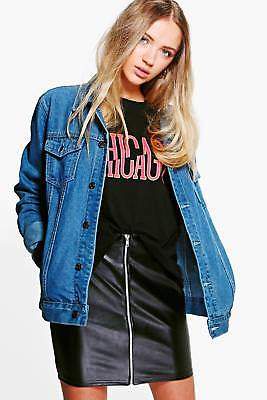 Damen Janie Übergroße Jacke aus Denim