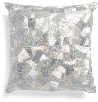 Made In India 22x22 Metallic Pillow